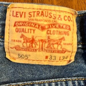 Levi’s 505 Men’s Jeans NEW